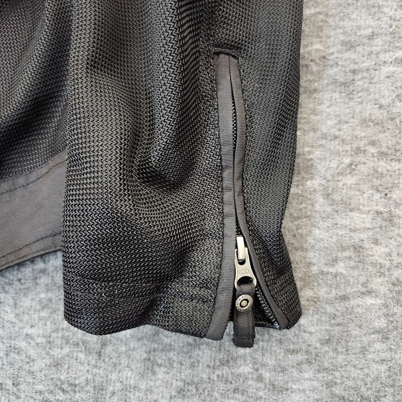 Harley Davidson Women Cora Mesh Racing Riding Bike Jacket Black Logo XL - Picture 12 of 16